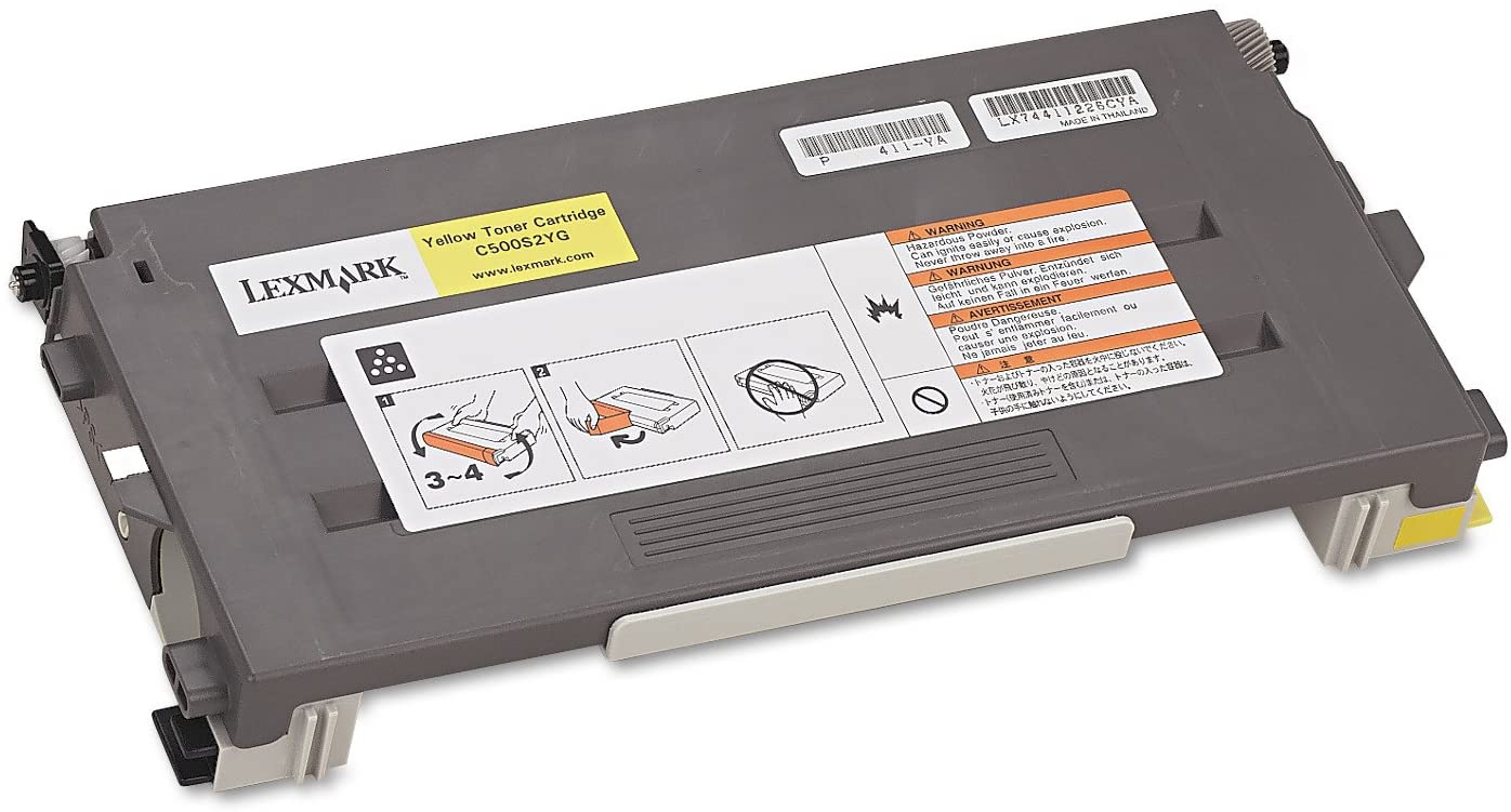 Lexmark C500S2YG yellow colour laser cartridge C500 C500N C500DN