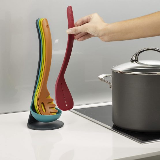 Joseph Joseph 10124 Nest Utensils Plus Set, Classic - Multi-Colour, 5 Piece Set - Image 4