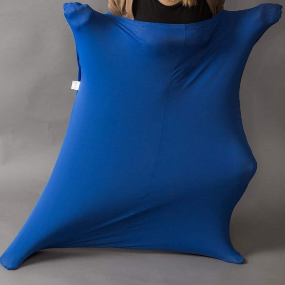 Sensory Owl Full Body Sock - Strong Stretchy Lycra Sack Sensory Blankets for Teens, Adults - Calming Cocoon - Exercise, Deep Pressure, Play Therapy Equipment - Blue XXL, 150cm Long, For 16+ Years Old - Image 2