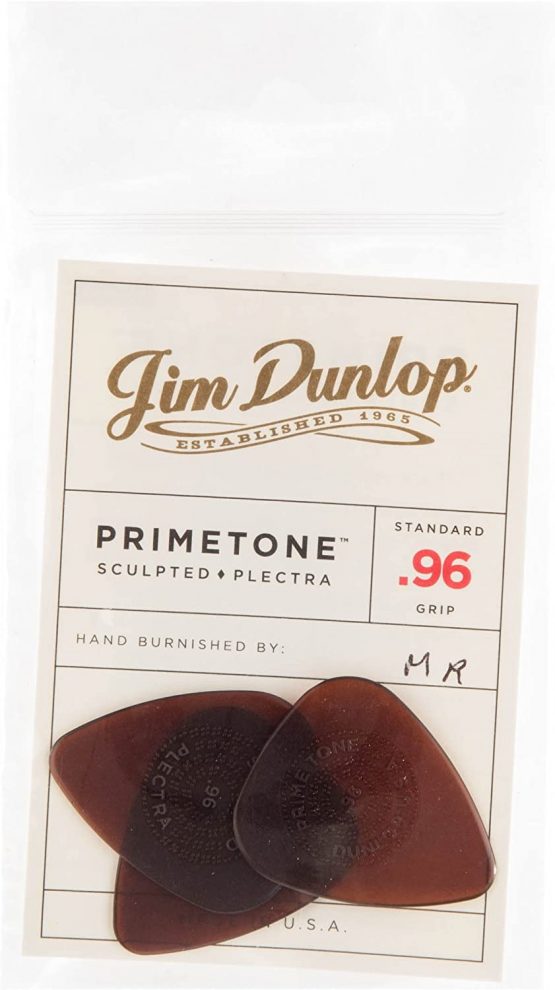 Dunlop Primetone Standard .96mm Sculpted Plectra (Grip) - 3 Pack - Image 4