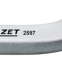 HAZET 2597 95 mm T 45 Torx Profile Bent Bit Holder for Door Hinges - Chrome-Plated