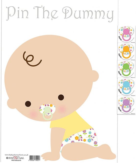 Baby Shower Games Pack for Up To 35 Players & Includes 3 Most Popular Games: Guess Mum's Tum, Pin The Dummy & Baby Word Babble Baby Shower Game. Ideal for Baby Shower Boy Game, Baby Shower Girl Game, - Image 4