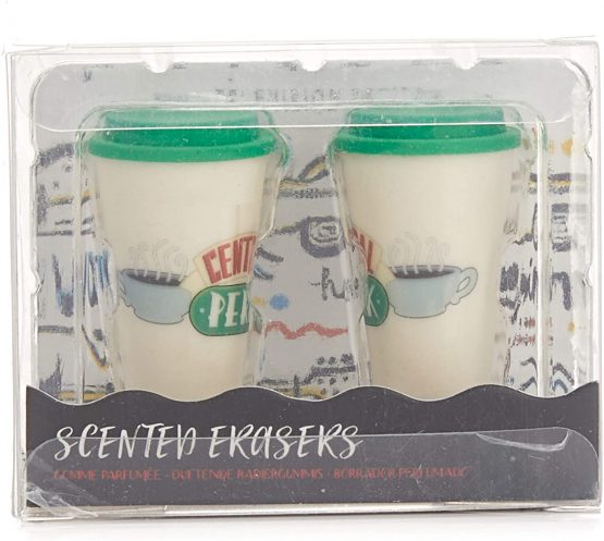 Friends Central Perk Coffee Scented Erasers with Delicious Coffee Aroma - Set of 2