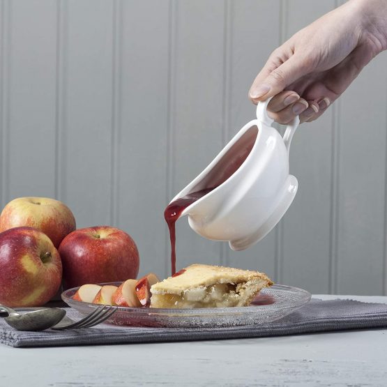 WM Bartleet & Sons 1750 T404 Traditional Porcelain Gravy and Sauce Boat 114ml, White - Image 4