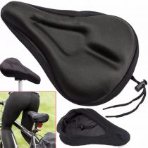 XPhonew Gel Bike Seat Cover, Best Bike Saddle Cover with Black Waterproof Saddle Cover - Extra Comfortable Gel Bicycle Seat for MTB Mountain Road Bike Saddle - Padded Bike Cushion Saddle Cover