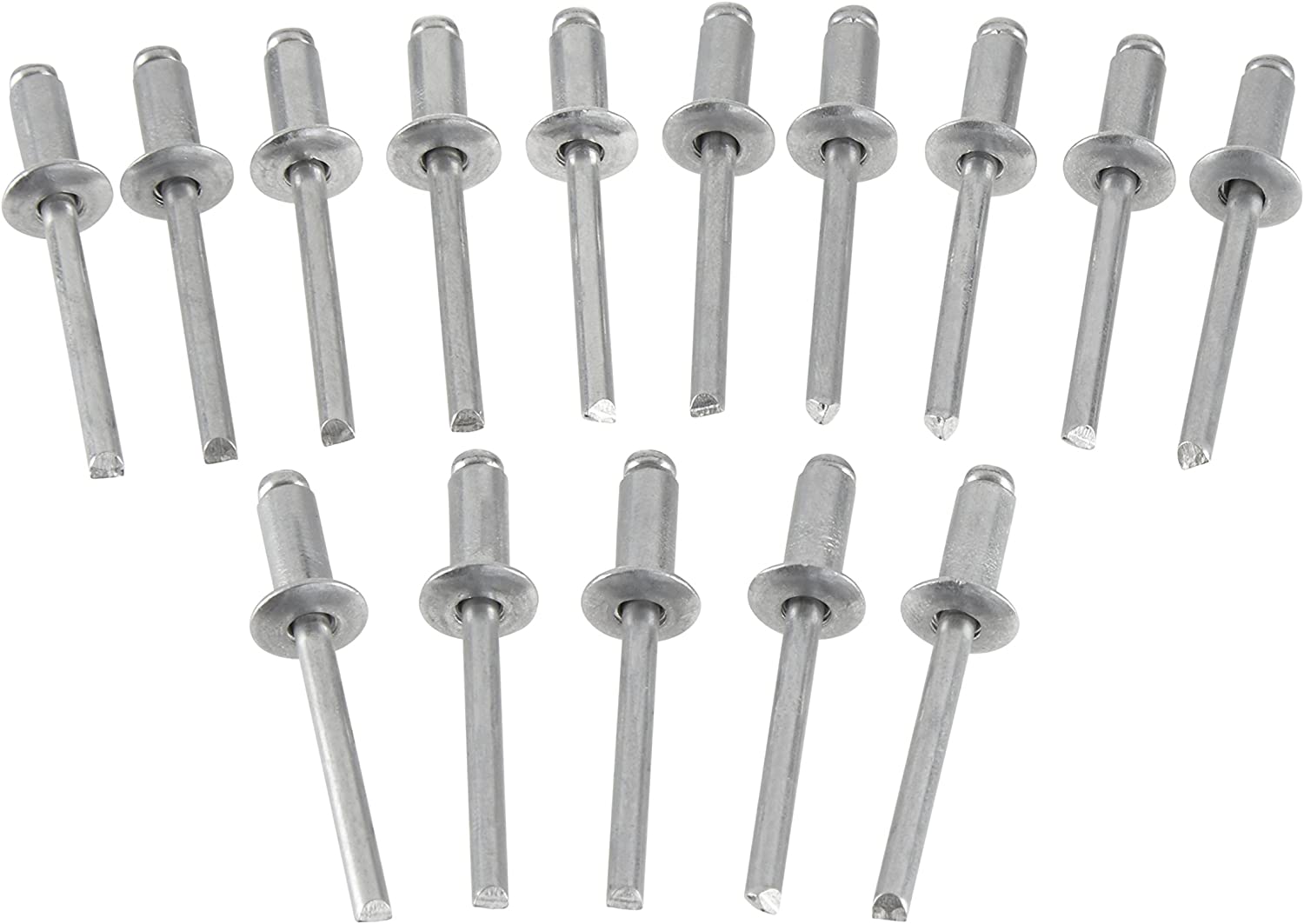Stanley 1-PAA64T 5mm Medium Aluminium Rivets (15 Pieces), Multi, 5 mm (medium) - Image 2