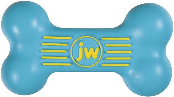 JW Isqueak Bone Medium By Squealing Thick Rubber Bones For Dogs, M - Image 4