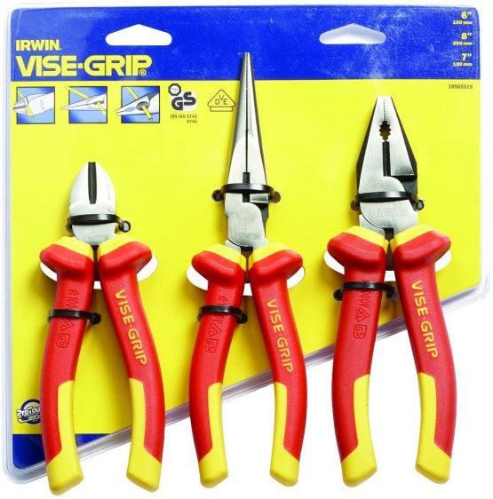 Irwin Visegrip 10505519 VDE Plier Set