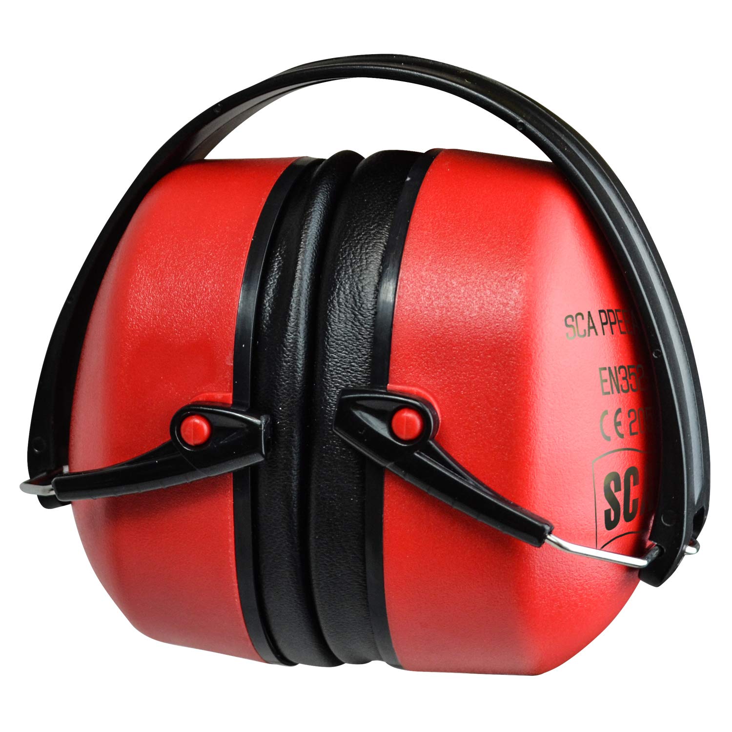 Scan PPEEARCOL NNR25DB Collapsable Ear Defender, Red