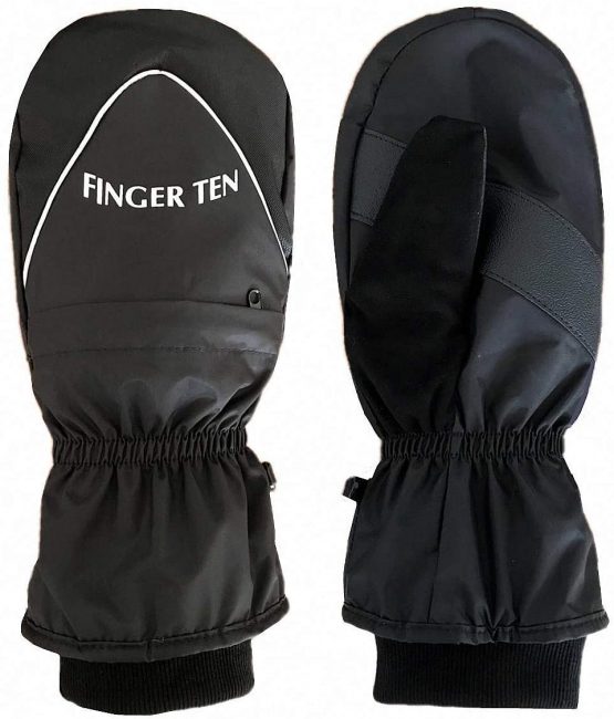 Jeantet Sport Winter Golf Gloves Mitts Thermal Warm Men Women Value Pair, Golf Mittens Fleece Lined Durable Soft Comfortable Running Cycling Waterproof Windproof For Sports Gloves Color Black - Image 2