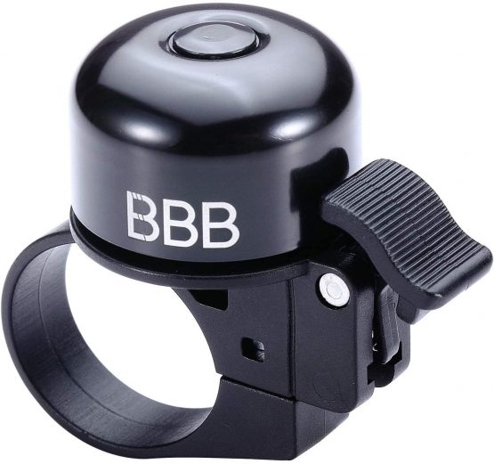 BBB Cycling Bike Bell with Clamp and Crisp Sound for Handlebar Mountain Road and Racing Bikes Loud & Clear BBB-11