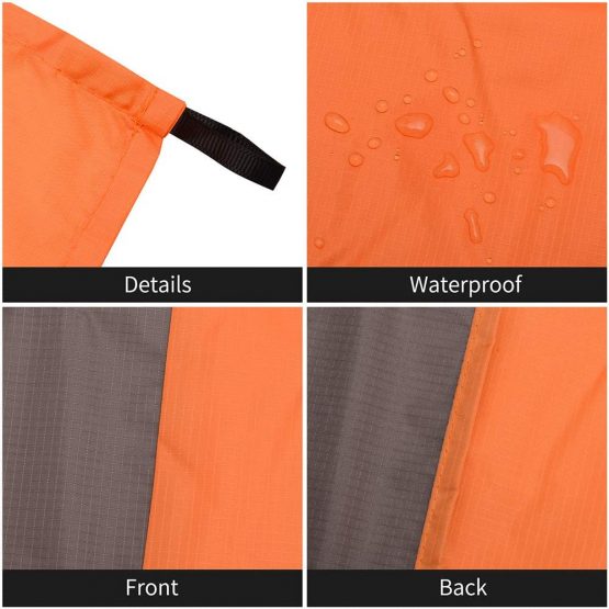 Beach Blanket Picnic Mat Camping Ground Mat Mattress 210 * 200cm Outdoor Blanket Ultralight Pocket Blanket Portable Picnic Mat Multifunctional Camping Baby Climb Ground Mat Mattress - Image 4