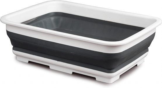 Beldray LA030191GRY Collapsible Rectangular Washing Bowl, Grey