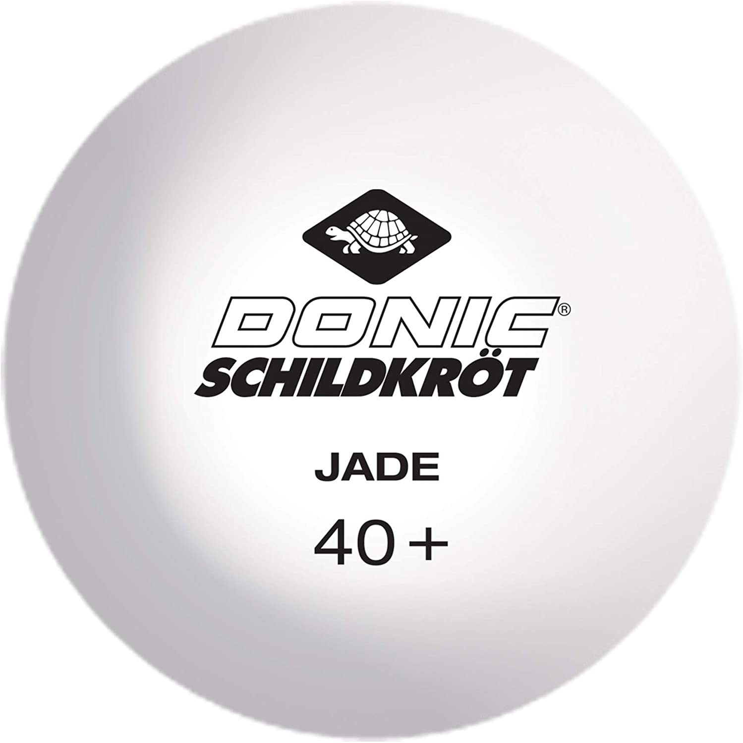 Quality 12 balls 6x White 6x Poly 40 Donic-Schildkröt Jade Table Tennis Balls 