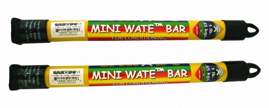 Cando 1lb - 0.45 Kg Mini Wate Bar Pair - alternative to dumbbells