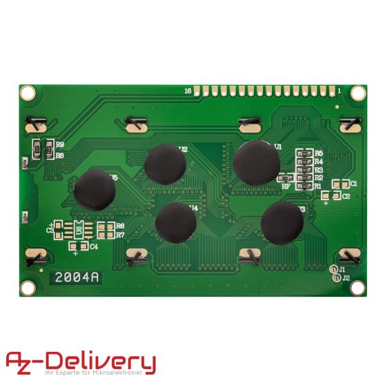 AZDelivery HD44780 2004 4x20 Serial LCD White Character Blue Backlight Display Board 3.3V 5V Compatible with Arduino Raspberry Pi Including E-book! - Image 3