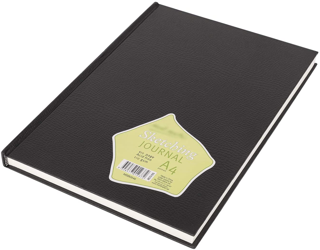 A4 Blank Notebook Hardcover Casebound Artist Sketch Book 100 Pages Hardback Sketchbook Unruled Travel Journal for Drawing Painting Doodling Sketching Writing Vertical Pattern - Image 2