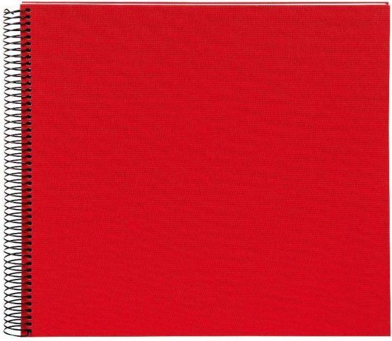 Goldbuch Spiral Album, Cardboard, Red (White Sides), 40 weiße Seiten