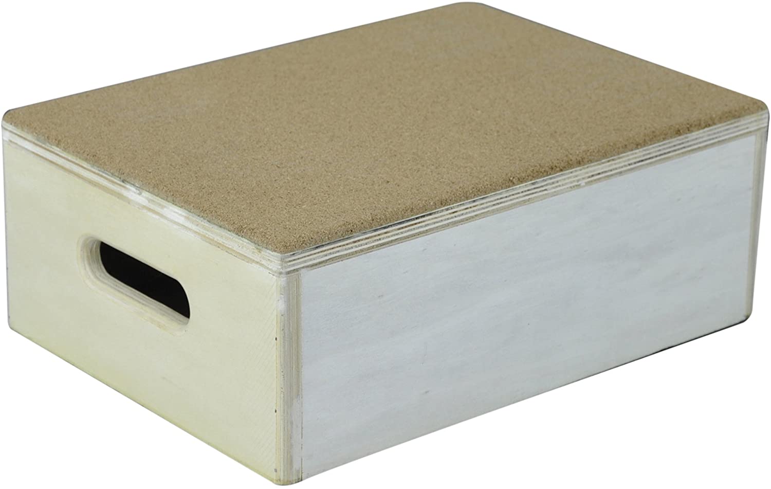 Aidapt 100mm (4") Free Standing Cork Non Slip Bath And Household Step Platform with Carry Handles, Brown, 100 mm