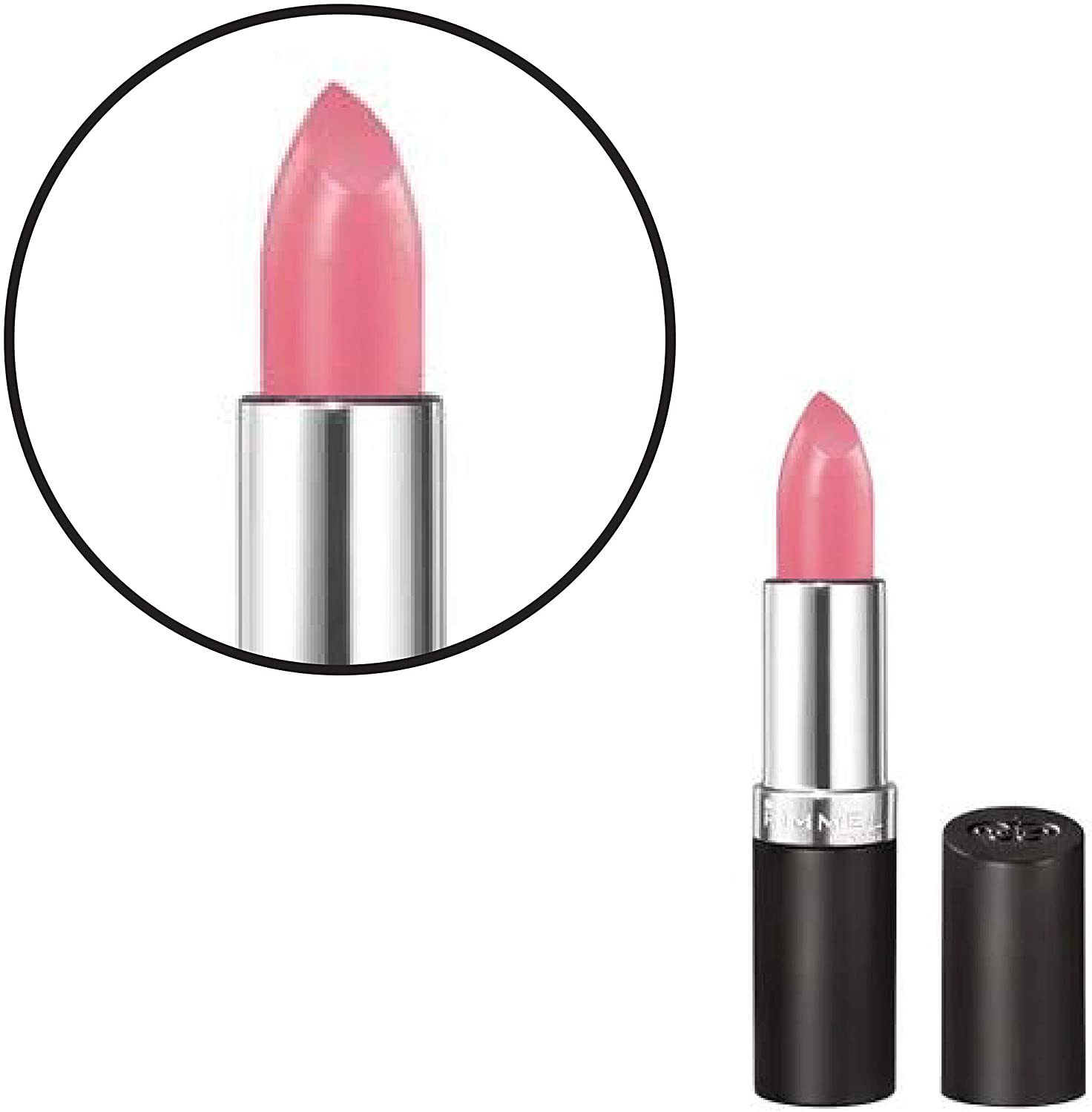 Rimmel Lasting Finish Lipstick 006 Pink Blush, Creamy Satin Finish, Long Lasting 8 HR Wear, Comfortable Formula, Rich Pigment - Image 4