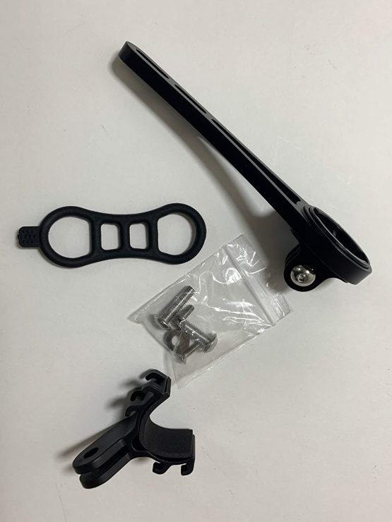 TUFF LUV Integrated Aluminium Handlebar Stem Mount Compatible With Garmin (All Models) / Go-pro GPS - Black - Image 2