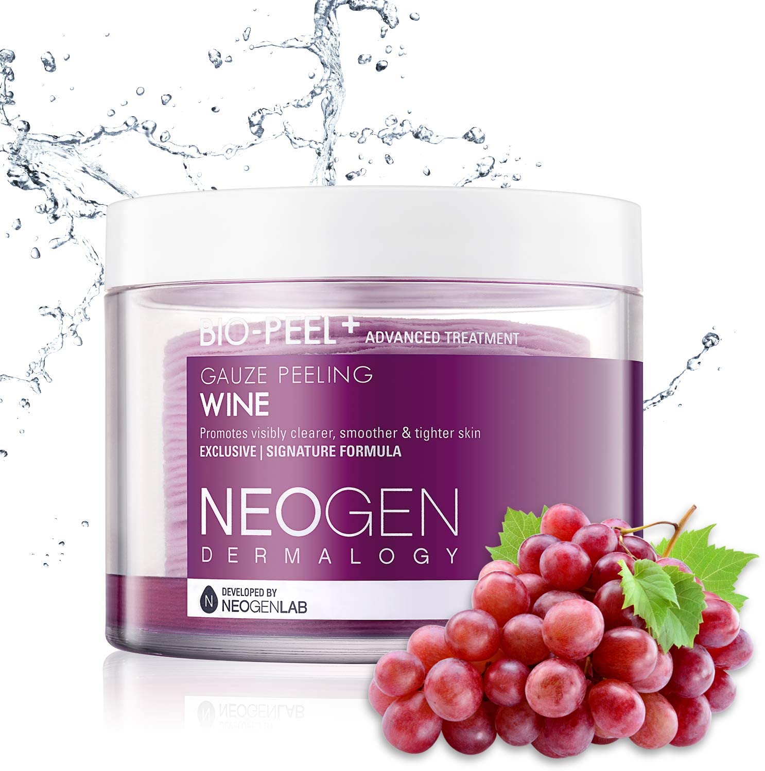 DERMALOGY by NEOGENLAB Bio-Peel Gauze Peeling Pads (Wine, 30 pads), Exfoliating & Firming Facial Pads with PHA, Red Wine - Image 3