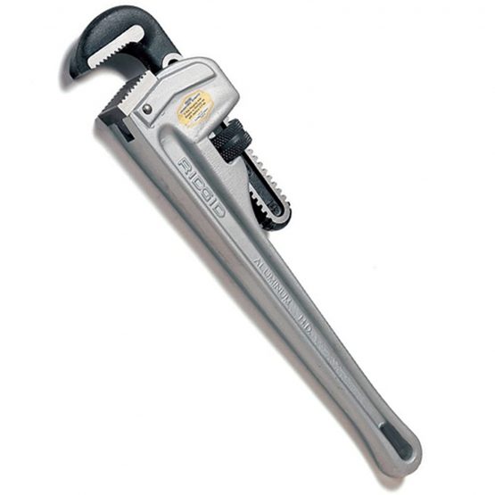 RIDGID 47057 Model 812 Aluminium Straight Pipe Wrench, 12-inch Plumbing Wrench