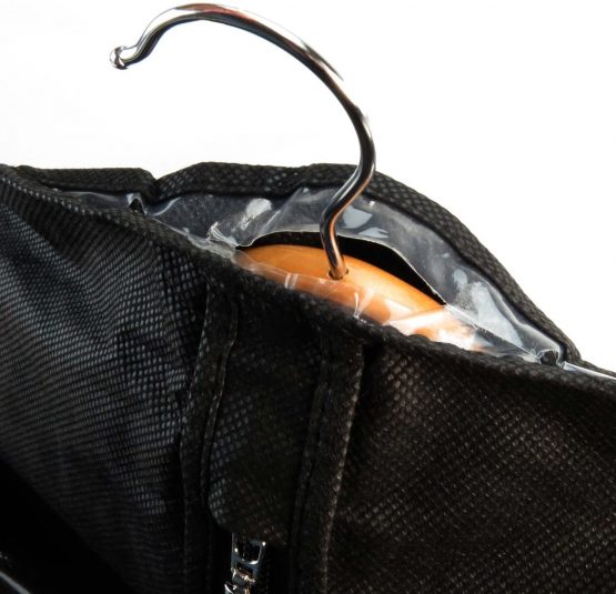 HANGERWORLD 40 Inch Black Breathable Suit Cover Carrier Protector Travel Bag with Handles - Image 4