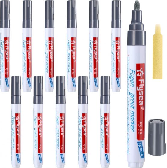 12 Pieces Grout Tile Pen Grout Restorer Pen Renew Repair ...