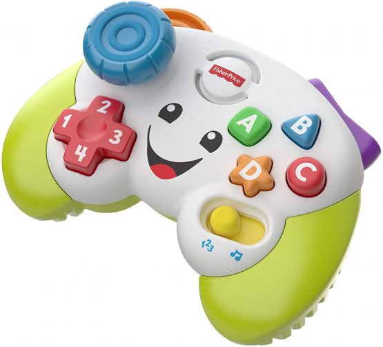 Fisher-Price FWG13 Musical Gamepad and Learning Joystick - Bright Musical Interactive Baby Toy with Learning and Play Modes, 6 Months and Above - Image 3