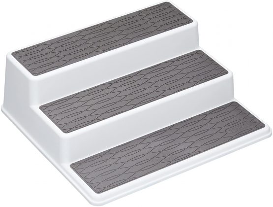 Copco Basics 3-Tier Non-Slip Kitchen Cupboard / Shelf Organiser, 26 x 23 x 8.5 cm (10" x 9" x 3.5")
