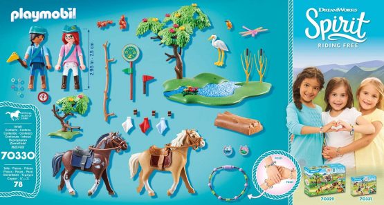 PLAYMOBIL DreamWorks Spirit 70330 River Challenge Toy, Multicoloured, 348 x 90 x 187 mm - Image 3