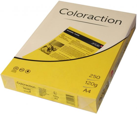 Image Coloraction Dark Yellow (Sevilla) A4 210x297 120gm2 fsc4 250sh/RM 5rm/BX