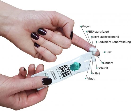 After Inked Tattoo Care - 100 resealable bags of 7 mL for tattoo parlors and clinics (vegan and free of petroleum products) - Image 3