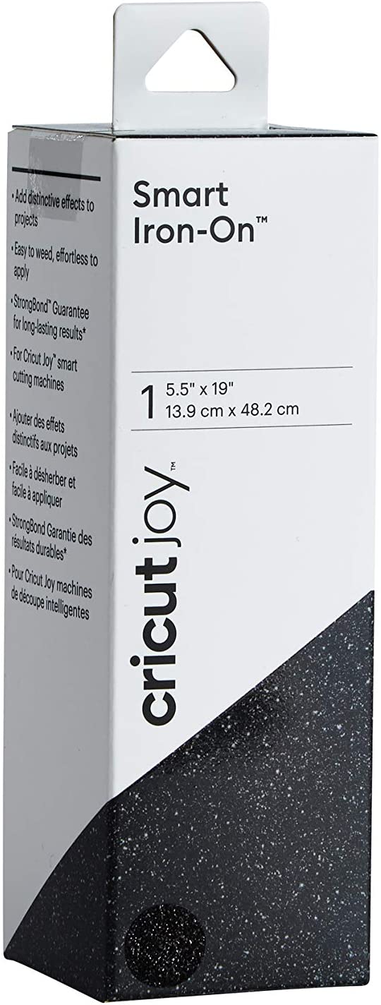 Cricut Joy Smart Iron-On Glitter, Black