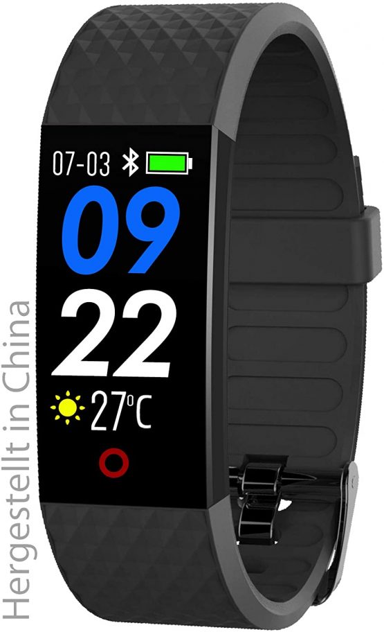 swisstone SW 320 HR Smart Wearable with Heart Rate Monitor (8 Sports Modes, IP67, Bluetooth, WhatsApp)