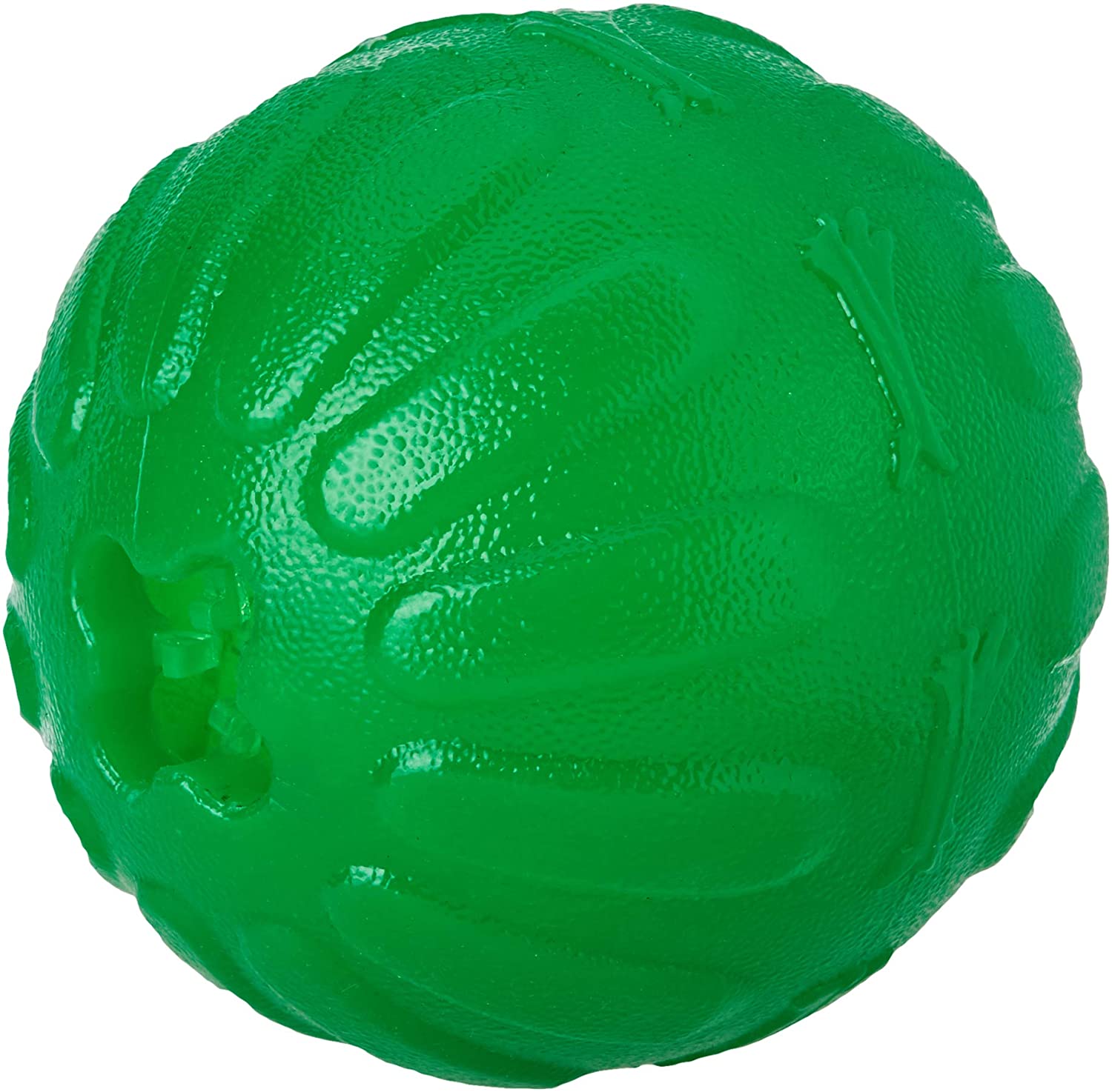 Starmark Treat Dispenser Chew Ball for Dogs Green, Large