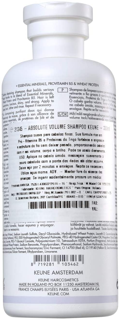Keune Care Line Absolute Volume Shampoo - Volumizing Shampoo For Fine Hair 300 Ml, White, 300 ml (Pack of 1) - Image 2