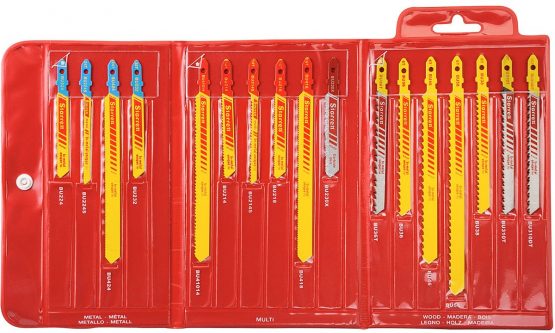 Starrett BU4 Assortment Pack of HSS Bi-Metal Unique Jig Saw Blades (19-Piece)