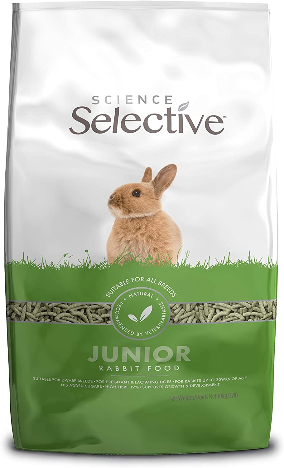 Supreme Science Selective Junior Rabbit Food 10kg may vary, 10 kg (Pack of 1)