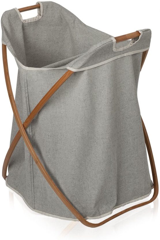 Bamboo Foldable laundry basket 4-0780