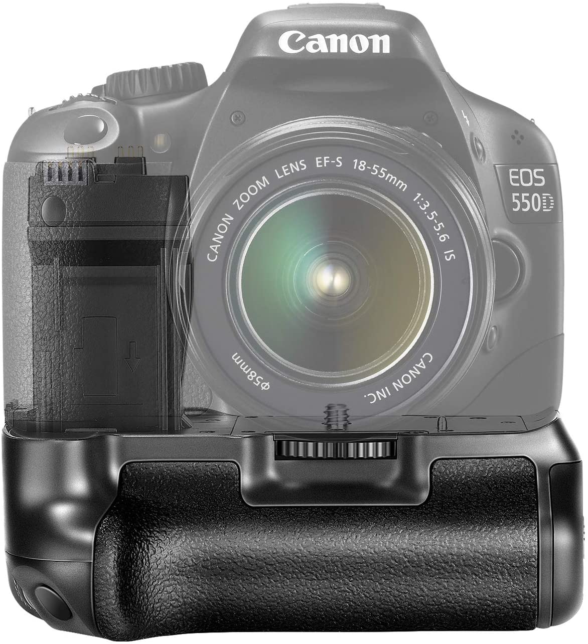 Neewer BG-E8 Replacement Battery Grip for Canon EOS SLR Cameras, Color: black