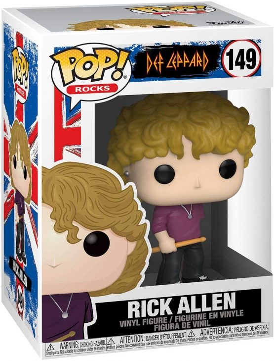 Funko 40127 POP Rocks - Def Leppard - Rick Allen Collectible Toy, Multicolour - Image 2