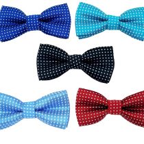 BIPY 5PCS Small Dogs Collar Bow Ties Puppies Cats Collar Charms Adjustable Accessories Slides Attachment Bowties for Costume Birthday Festival