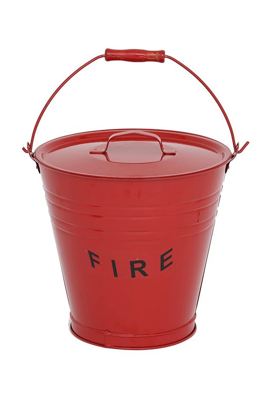 Firechief MFB1 Metal Fire Bucket, Red - Image 2