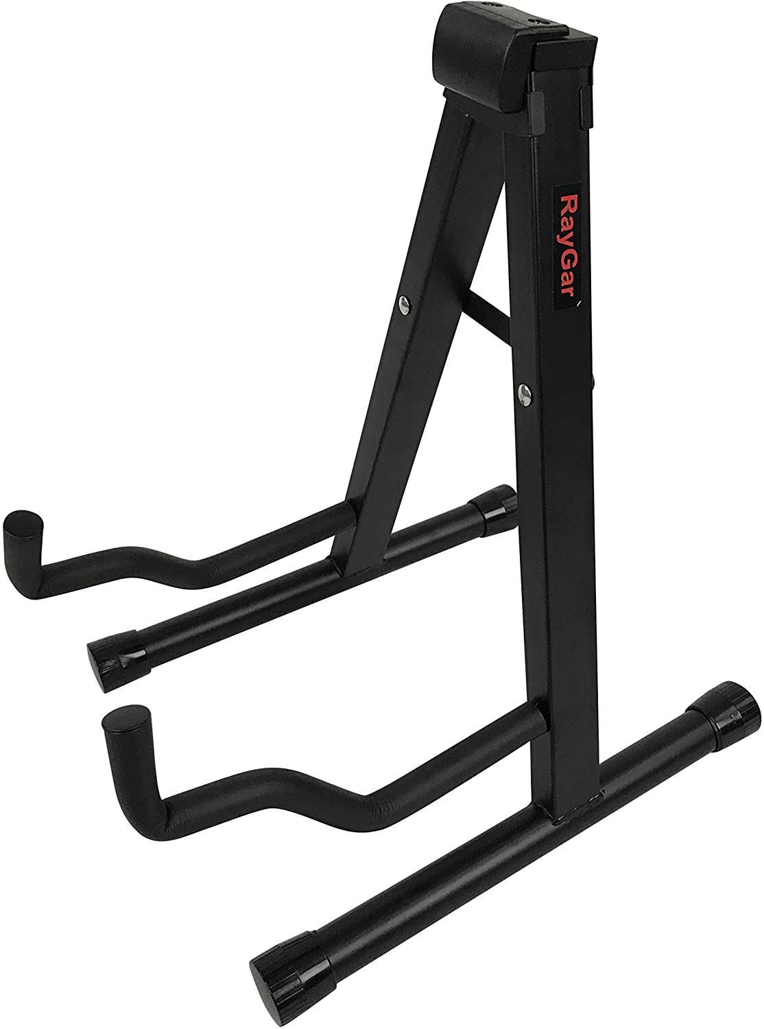 RayGar Guitar Stand Foldable Universal A-Frame Style Guitar Stand Black for Acoustic Electric Guitars - New - Image 2