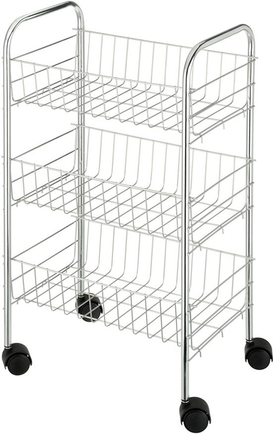 Wenko "Florence Household/Bathroom Trolley, Silver