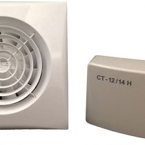 Envirovent SIL100T12V"Silent" SELV Low Voltage Extractor Fan with Timer (Suitable for Shower/Bathroom Zone 1 or 2 use) IP57
