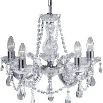 Searchlight Chandelier Crystal M