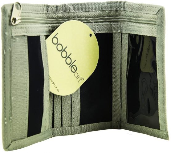 Bobble Art Kids Jungle Wallet / Childrens Animal wallet for boys and girls with Velcro and Zip - Image 3